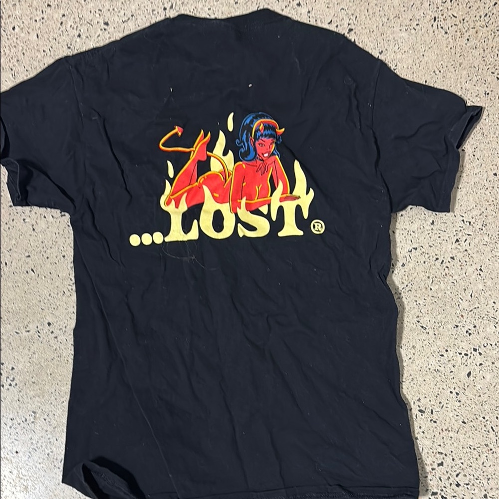 Lost Men's Black Graphic T-Shirt